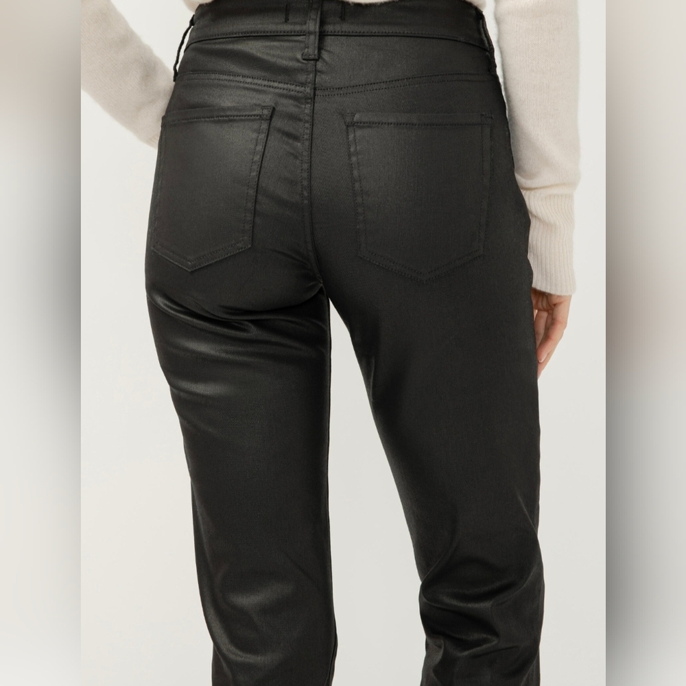 Silver Suki Slim Boot Coated Jean NWT